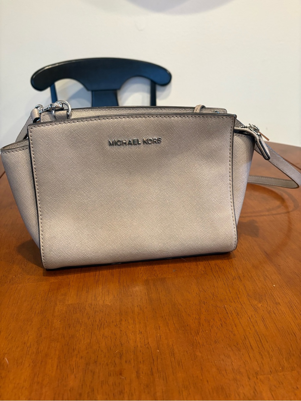Michael Kors Gray Crossbody Bag